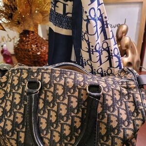 Dior Tan and Blue Women's Bag